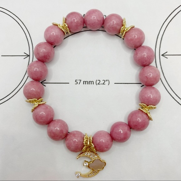 Nature Rhodonite Bracelet - Picture 5 of 6